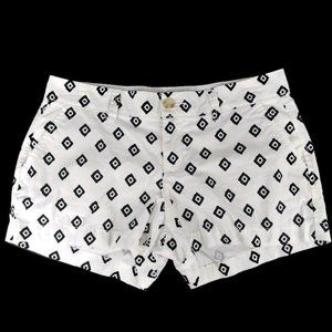 Old Navy Geometric Print Casual Chino Shorts Sz 2